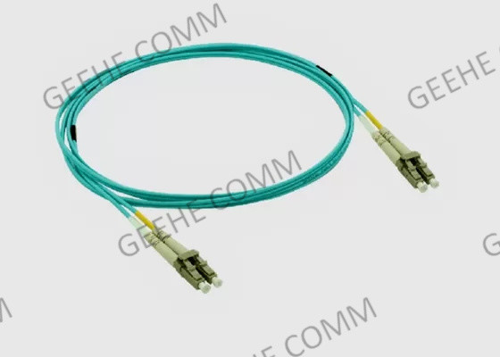 50/125 ميكرومتر OFNR المصنف 10 جيجابت Lc Lc Om3 Patch Cord Multimode