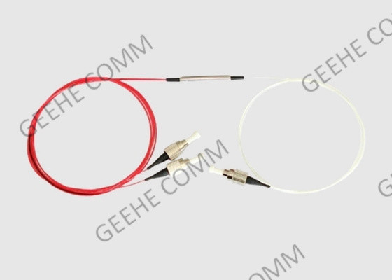1x2 FC / APC FC / APC 9/125 Singlemode FBT Splitter 1550 0.9mm 10/90 نسبة الانقسام