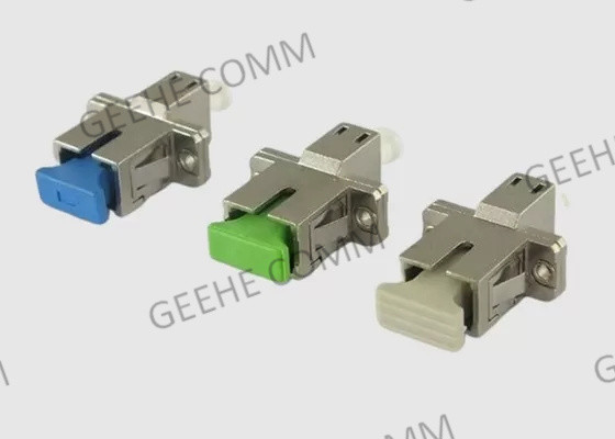 LC إلى SC Simplex Fiber Optic Coupler Hybrid UPC Single Mode Adapter