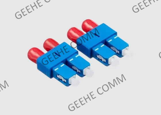 SC ذكر FC أنثى محول الألياف البصرية SM مزدوج موصل الألياف الهجين