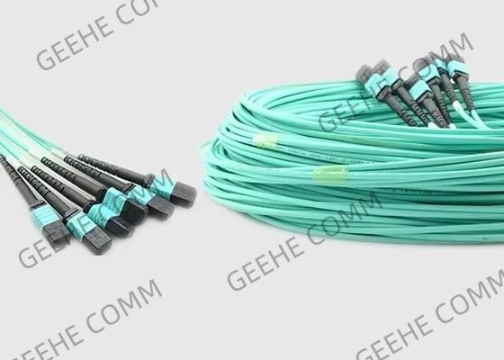 Multimode 8 Core 100G OM4 10m MPO to MPO Fiber Cable