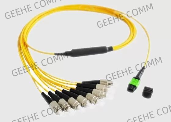 8 FC إلى MTP Multimode 125um MPO Breakout Cables