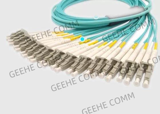 144 Fibers OM3 LC Dulpex 100G MPO Fiber Cable