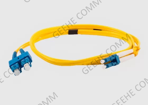Multimode LC إلى SC Duplex Fiber Patch Cord 30M أطوال