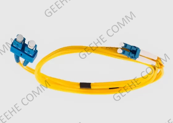 Multimode LC إلى SC Duplex Fiber Patch Cord 30M أطوال