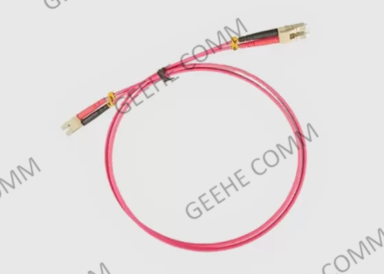 Multimode OM1 62.5 / 125 LC-LC كابلات الألياف الضوئية المزدوجة 10 متر