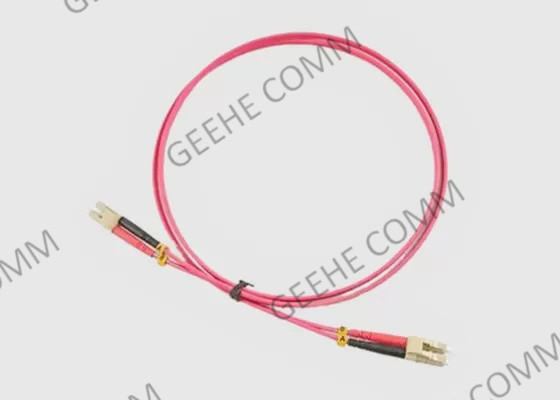 Multimode OM1 62.5 / 125 LC-LC كابلات الألياف الضوئية المزدوجة 10 متر