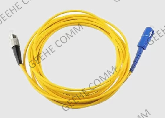 2.0 مم Simplex SC إلى سلك تصحيح الألياف البصرية FC 9 / 125um