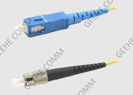 2.0 مم Simplex SC إلى سلك تصحيح الألياف البصرية FC 9 / 125um