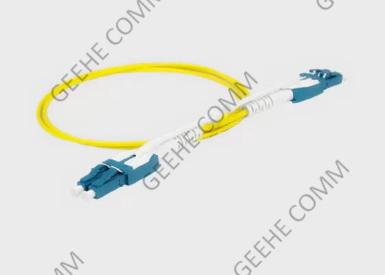 دوبلكس SMF G.657A1 10M Uniboot كابل تصحيح الألياف البصرية LC / LC