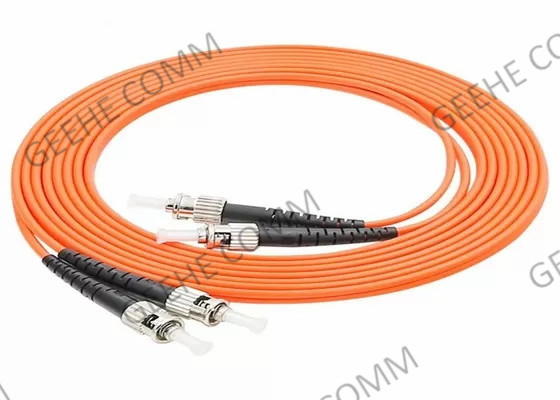 FC إلى ST Duplex OM3 0.9mm 1m Multimode Fiber Optic Patch Cord