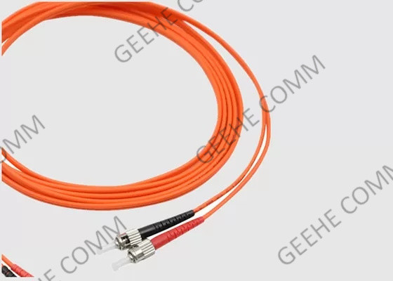 FC إلى ST Duplex OM3 0.9mm 1m Multimode Fiber Optic Patch Cord