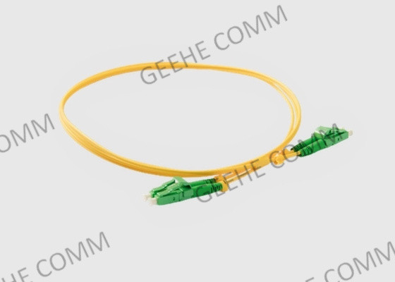 دوبلكس متعدد الوضع G657A2 LSZH كابل تصحيح الألياف البصرية LC / APC إلى LC / APC 10 متر