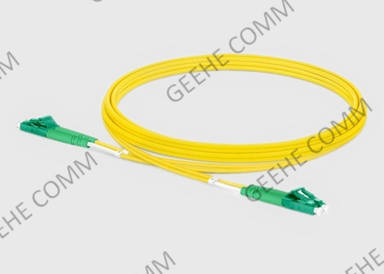 LC APC إلى LC APC Duplex OS2 Single Mode PVC Fiber Optic Patch Cable 5M 2.0mm