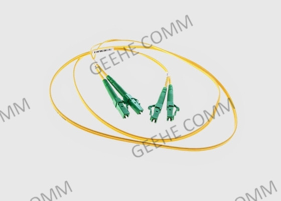 LC-LC G657A Multimode PVC (OFNR) سلك تصحيح ليفي مزدوج 100 متر