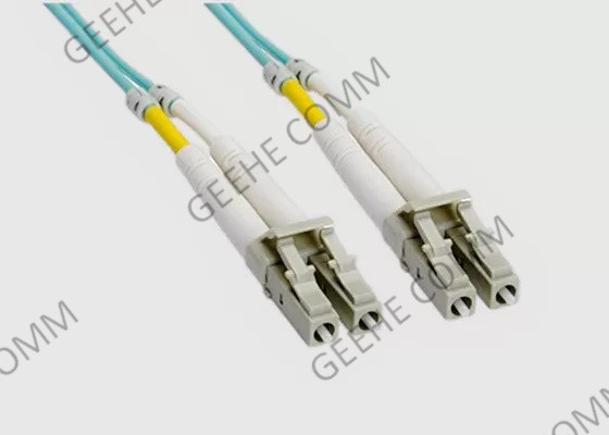 50/125 ميكرومتر OFNR المصنف 10 جيجابت Lc Lc Om3 Patch Cord Multimode