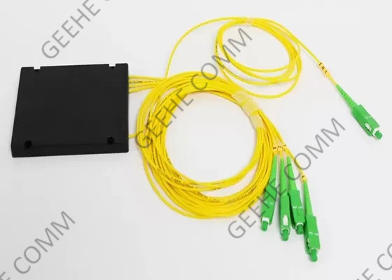 وضع فردي 1x4 ABS Box PON مقسم كابل الألياف البصرية