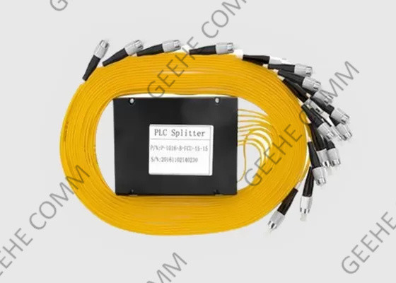 50:50 تناسب فاصل الألياف البصرية عالي الكثافة 1 × 16 لـ FTTH &amp; GEPON