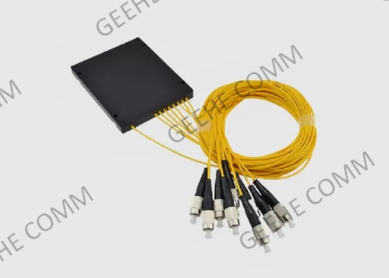 50:50 تناسب فاصل الألياف البصرية عالي الكثافة 1 × 16 لـ FTTH &amp; GEPON