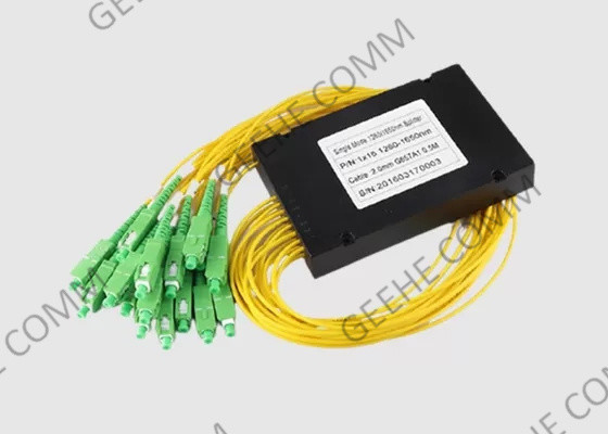 Conrning Fiber 2.0mm ABS PLC Splitter 1 × 16 PLC Splitter SC APC
