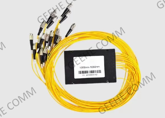 كورننج فايبر ABS PLC Splitter Single Mode 1 × 16 Optic Splitters FTTH