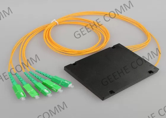 1x4 PLC FIber الفاصل البصري كاسيت SC APC