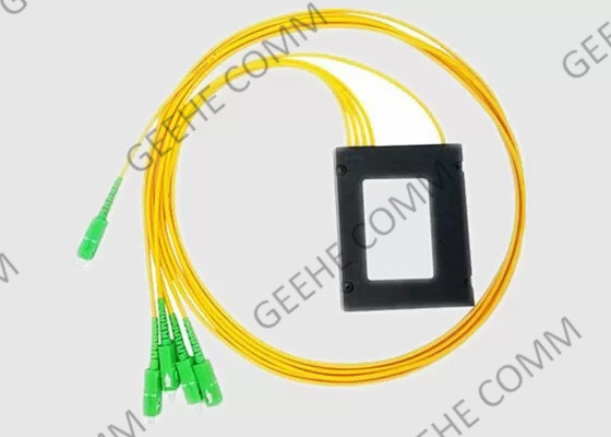 1x4 PLC FIber الفاصل البصري كاسيت SC APC
