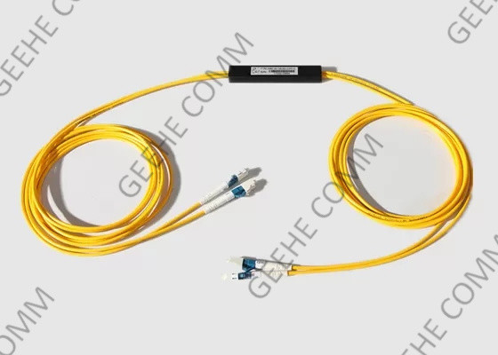 ABS نوع LC APC 1550nm 1m 2 × 2 1x2 Plc الفاصل