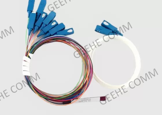 1/99 سبليت مقاوم للماء 2 × 8 PLC مقسم ليفي مع موصل SC