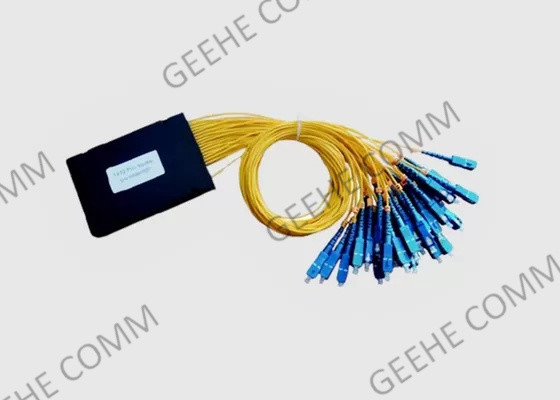 1x32 PLC Fiber Cable Splitter SC/UPC 900UM 1.5M ABS Box Optic Splitter أجهزة التقطيع البصري