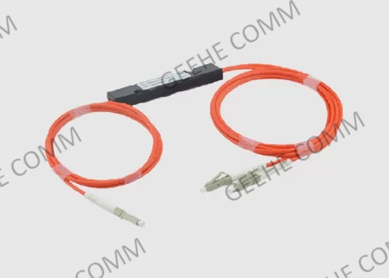 موصلات LC أحادية الوضع ABS Box 1 × 2 مقرنات الألياف البصرية المنصهرة