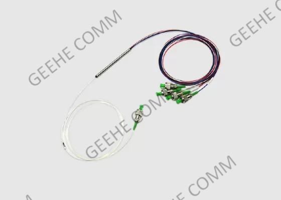 أنبوب فولاذي FBT بصري 1310 1550nm 1 × 4 WDM مقرنة الألياف