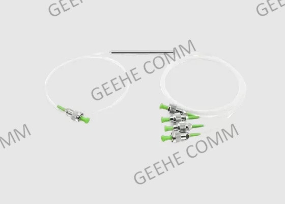 أنبوب فولاذي FBT بصري 1310 1550nm 1 × 4 WDM مقرنة الألياف