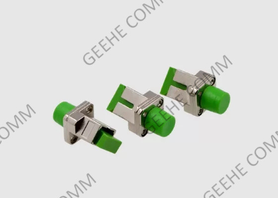 FC إلى SC Fiber Optic Hybrid Adapter وضع واحد مع شفة مربعة