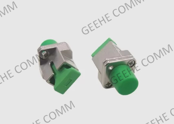FC إلى SC Fiber Optic Hybrid Adapter وضع واحد مع شفة مربعة