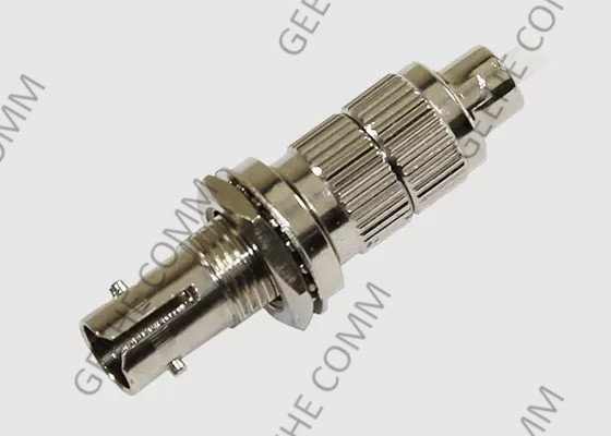 ذكر إلى أنثى Multimode 62.5 / 125 ST إلى محول الألياف FC