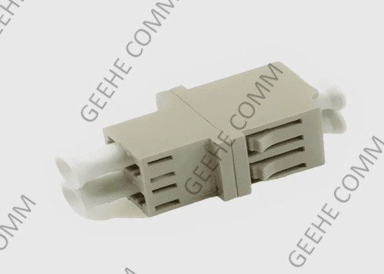 MM LC UPC Duplex Beige OM3 محول كابل الألياف البصرية مع الشفاه