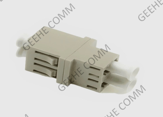 MM LC UPC Duplex Beige OM3 محول كابل الألياف البصرية مع الشفاه