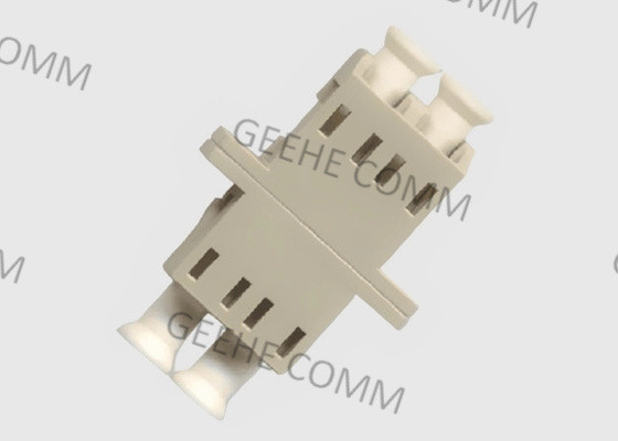 MM LC UPC Duplex Beige OM3 محول كابل الألياف البصرية مع الشفاه