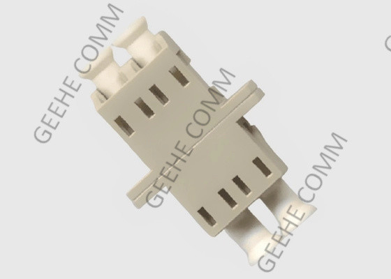 MM LC UPC Duplex Beige OM3 محول كابل الألياف البصرية مع الشفاه