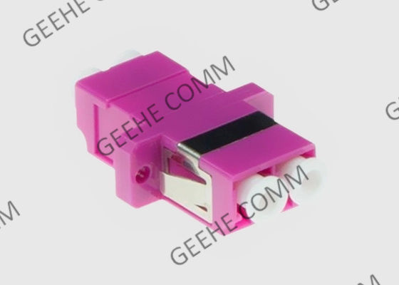 LC / UPC محول كابل الألياف البصرية دوبلكس MM OM4 ذو حواف بنفسجية Mikrolink OM4 Fiber