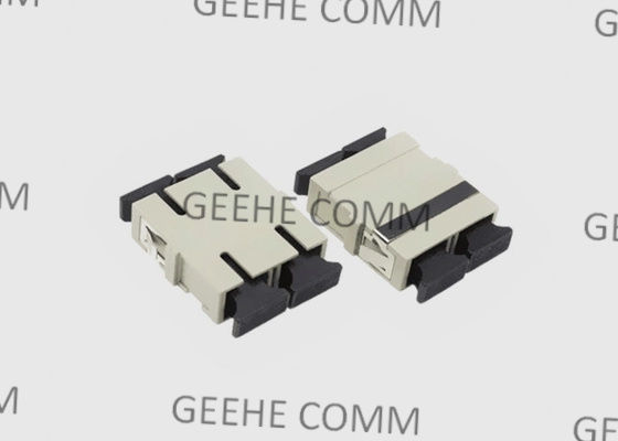 متعددة الوضع مقرنة الألياف البصرية SC SC الألياف البيج مع شفة