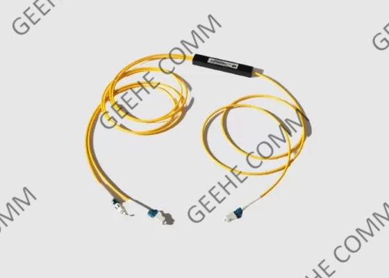 FTTH نسبة فاصل النافذة المزدوجة LC / UPC 1x2 FBT Coupler WDM