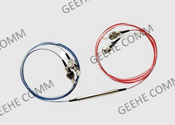 أنبوب فولاذي 1310 نانومتر الطول الموجي المصهور WDM منخفض الخسارة مع موصلات FC / PC