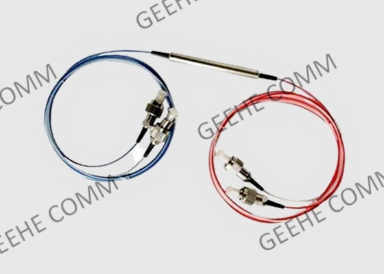 أنبوب فولاذي 1310 نانومتر الطول الموجي المصهور WDM منخفض الخسارة مع موصلات FC / PC