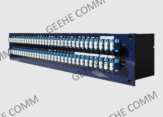 19 بوصة 2U Multimode 96 Port LC Duplex Patch Panel