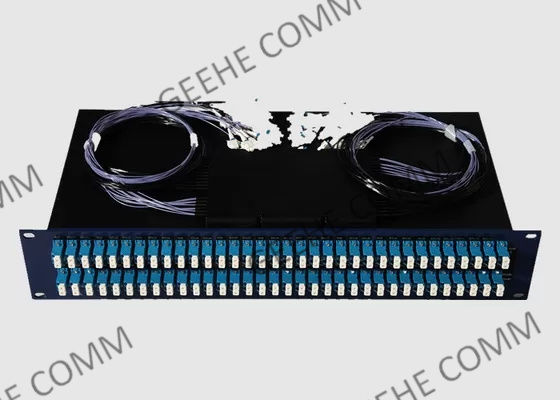 19 بوصة 2U Multimode 96 Port LC Duplex Patch Panel