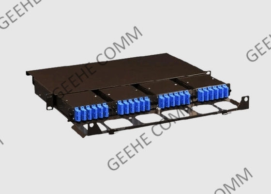 رف جبل 1U SC UPC الألياف البصرية التصحيح لوحة ل FTTH