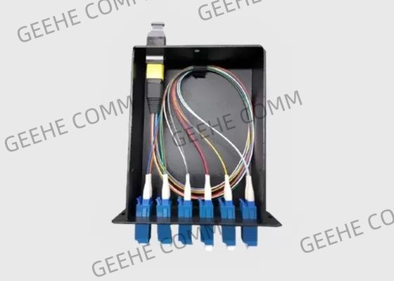 12 كابلات الألياف المثبتة مسبقًا 6 محولات LC على الوجهين MTP / MPO كاسيت كابل اندلاع الألياف