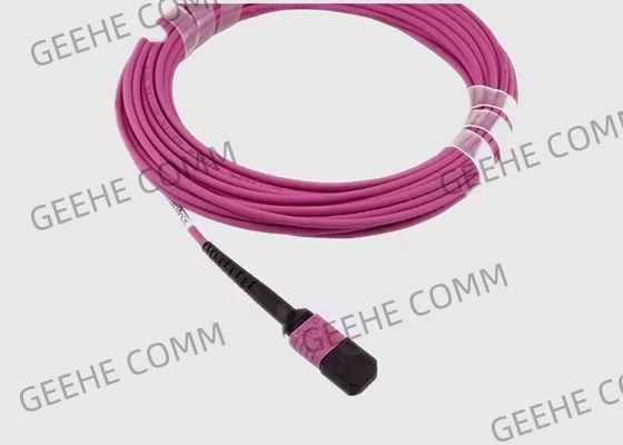 MPO أنثى إلى MPO Male Singlemode 9/125 كابل الألياف البصرية للشبكة